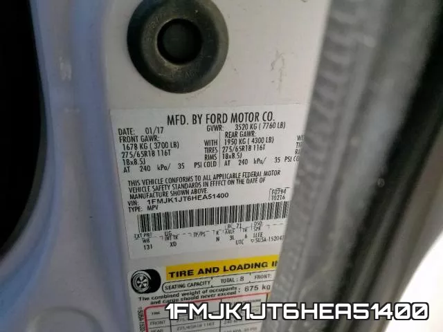 1FMJK1JT6HEA51400 фото 2