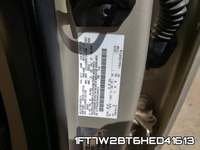 1FT7W2BT6HED41613 фото 2
