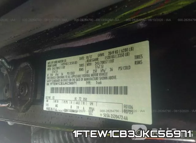 1FTEW1CB3JKC56971 фото 10