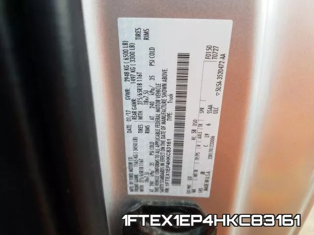 1FTEX1EP4HKC83161 фото 2