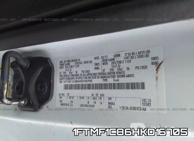 1FTMF1C86HKD16705 фото 10