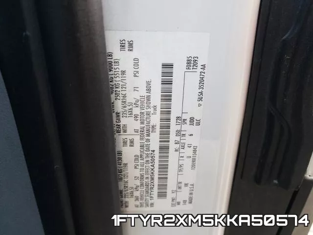 1FTYR2XM5KKA50574 фото 2