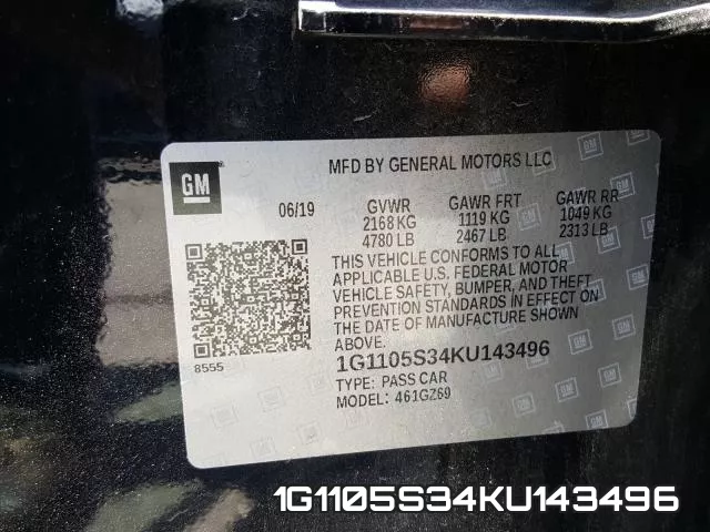 1G1105S34KU143496 фото 2