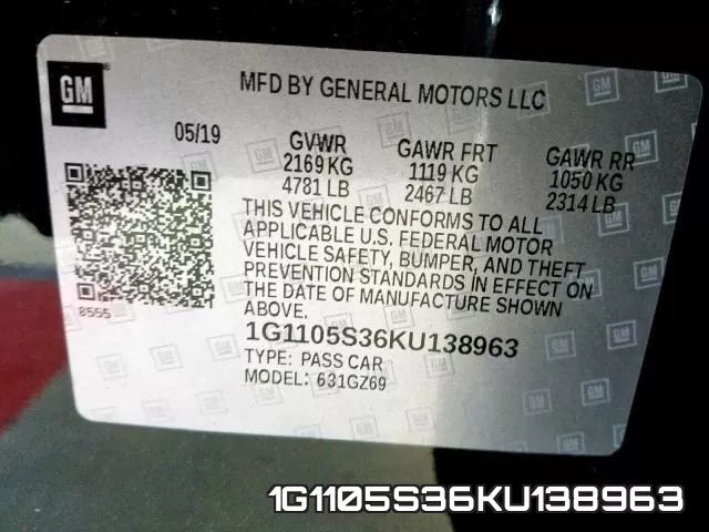 1G1105S36KU138963 фото 2