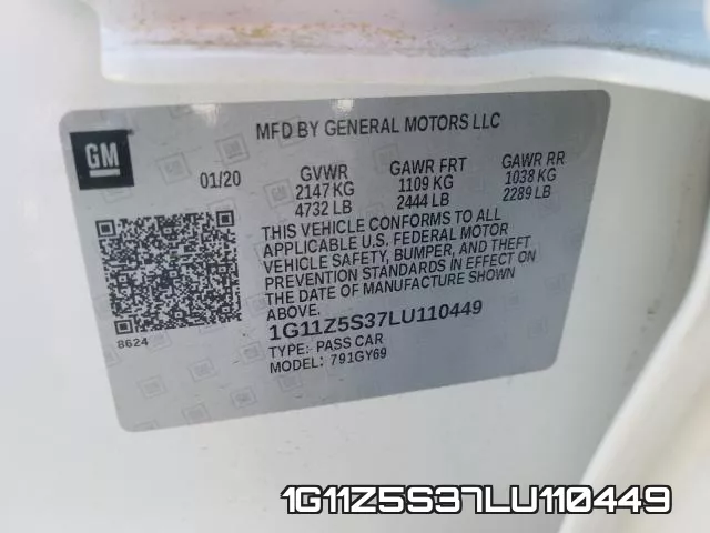 1G11Z5S37LU110449 фото 2