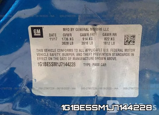 1G1BE5SM1J7144228 фото 10