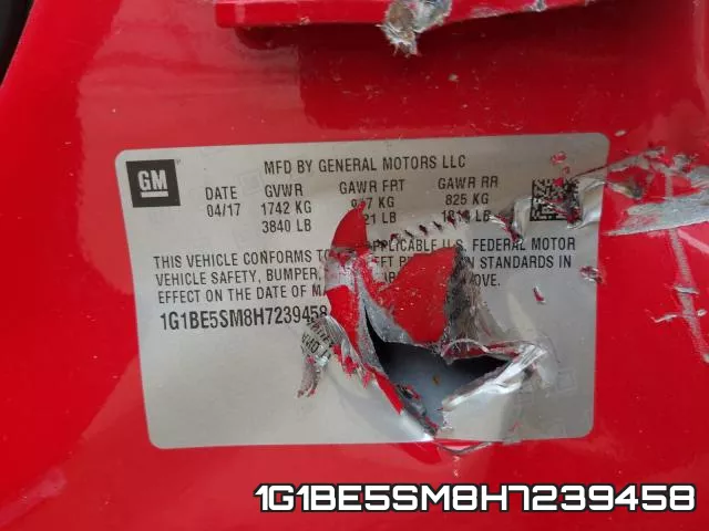 1G1BE5SM8H7239458 фото 2