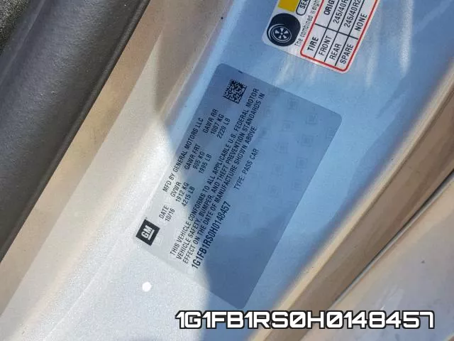 1G1FB1RS0H0148457 фото 2
