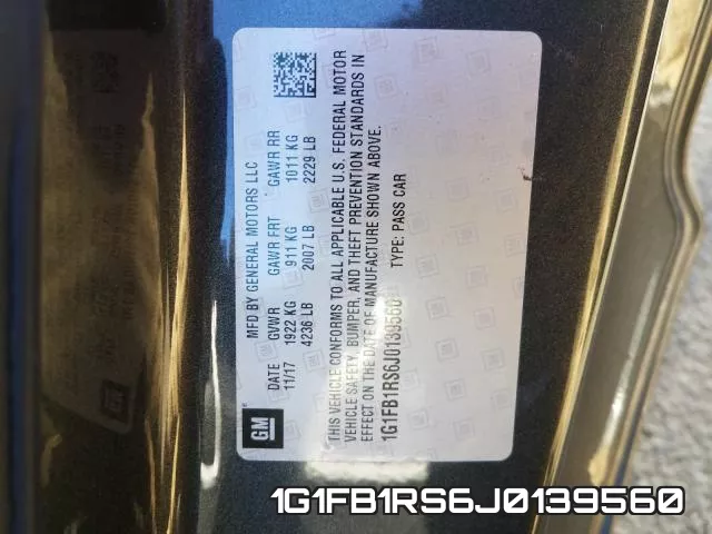 1G1FB1RS6J0139560 фото 2