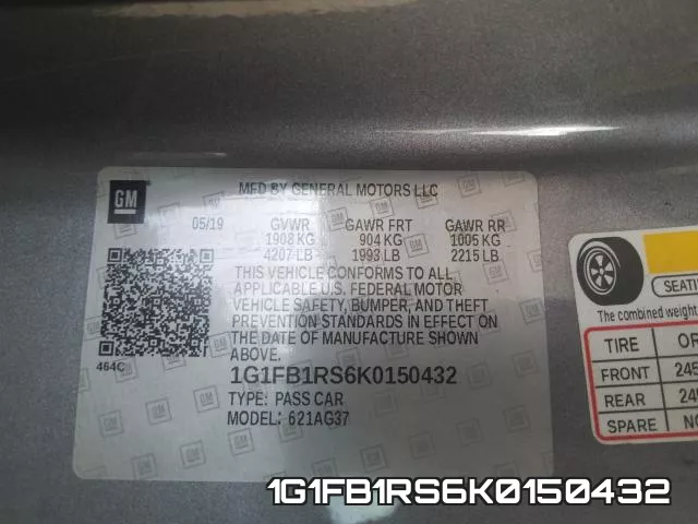 1G1FB1RS6K0150432 фото 2