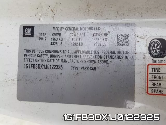 1G1FB3DX1J0122325 фото 2