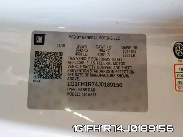 1G1FH1R74J0189156 фото 2