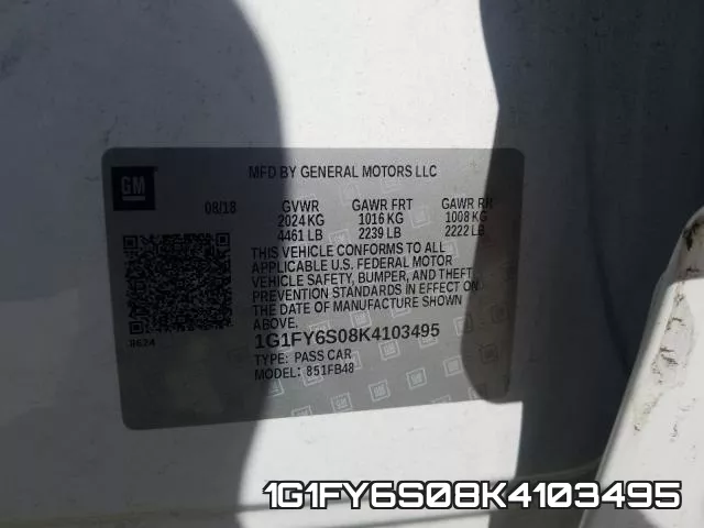 1G1FY6S08K4103495 фото 2