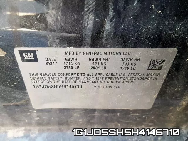 1G1JD5SH5H4146710 фото 2