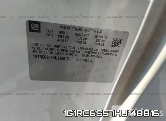 1G1RC6S57HU148816 фото 10