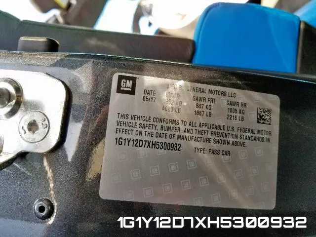 1G1Y12D7XH5300932 фото 2