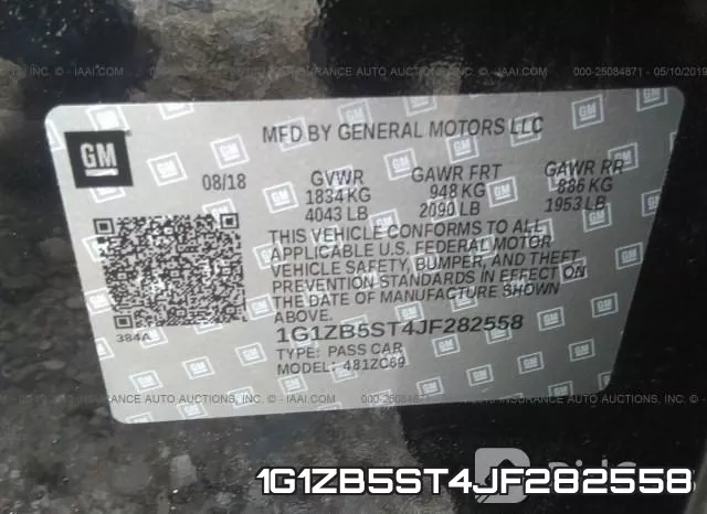 1G1ZB5ST4JF282558 фото 10