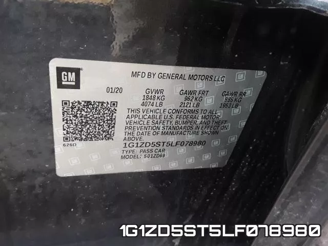 1G1ZD5ST5LF078980 фото 2