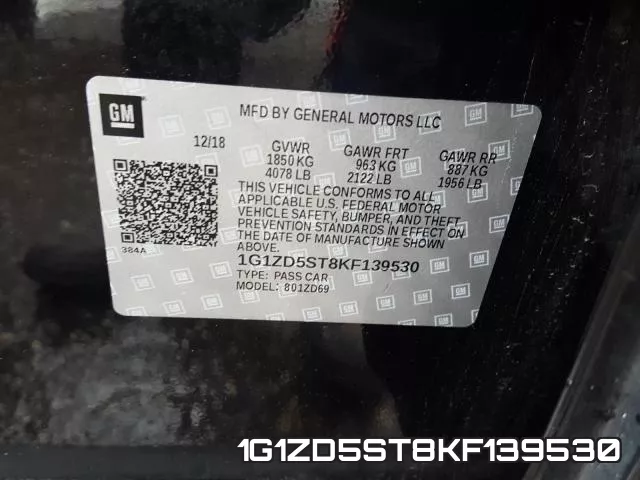 1G1ZD5ST8KF139530 фото 2