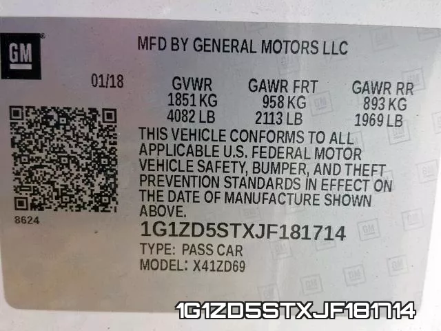 1G1ZD5STXJF181714 фото 2