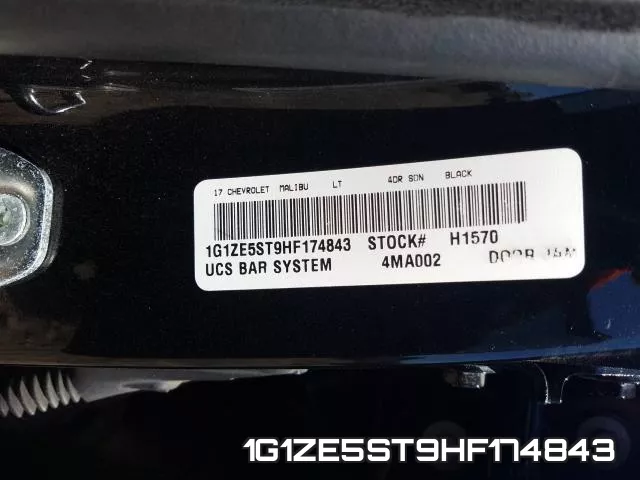 1G1ZE5ST9HF174843 фото 2