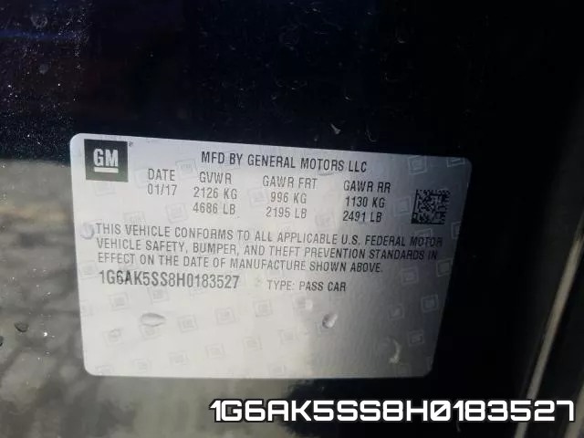1G6AK5SS8H0183527 фото 2