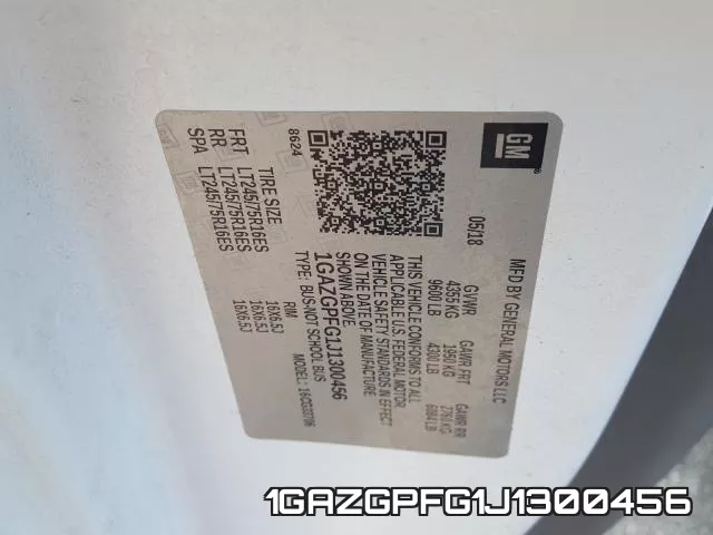 1GAZGPFG1J1300456 фото 2