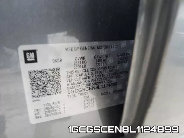 1GCGSCEN8L1124899 фото 2