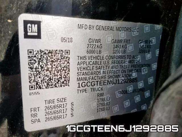 1GCGTEEN6J1292885 фото 2