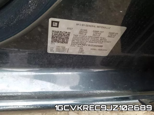 1GCVKREC9JZ102689 фото 2