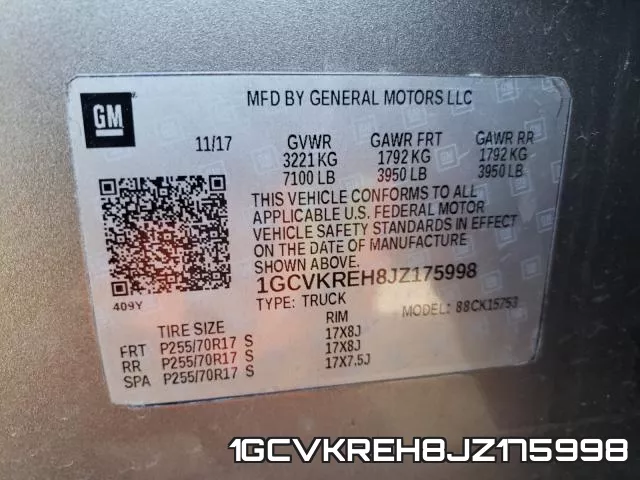 1GCVKREH8JZ175998 фото 2
