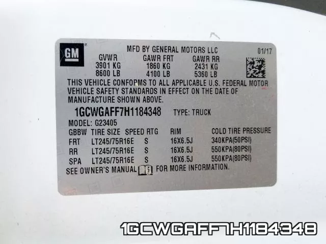 1GCWGAFF7H1184348 фото 2