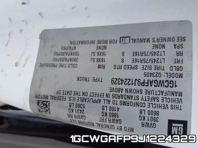 1GCWGAFP9J1224329 фото 2
