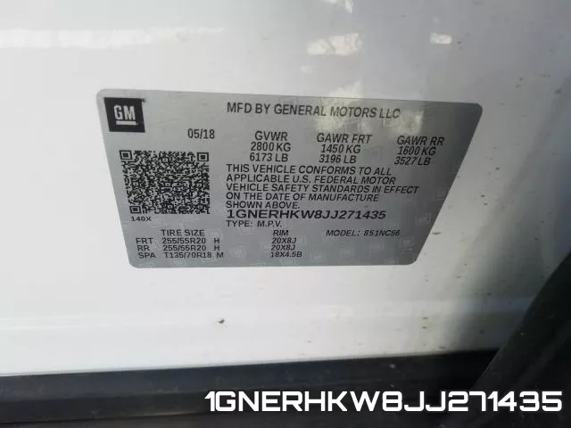 1GNERHKW8JJ271435 фото 2