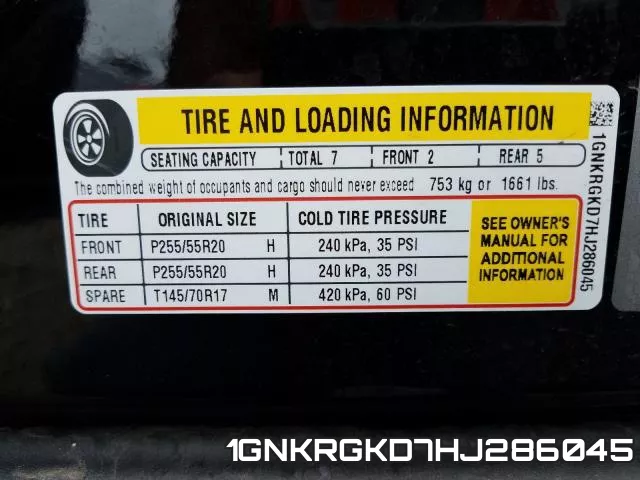 1GNKRGKD7HJ286045 фото 2