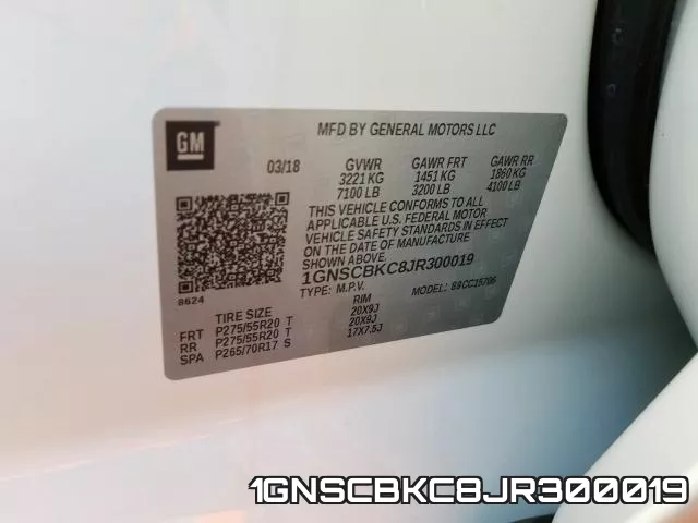 1GNSCBKC8JR300019 фото 2