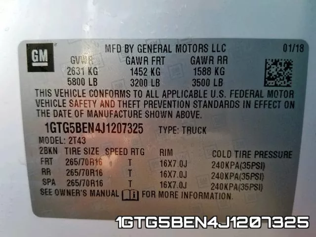 1GTG5BEN4J1207325 фото 2