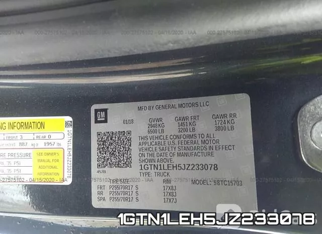 1GTN1LEH5JZ233078 фото 10