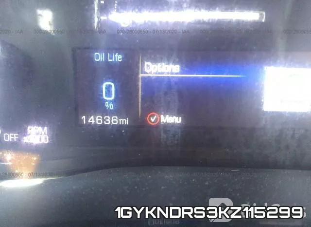 1GYKNDRS3KZ115299 фото 8