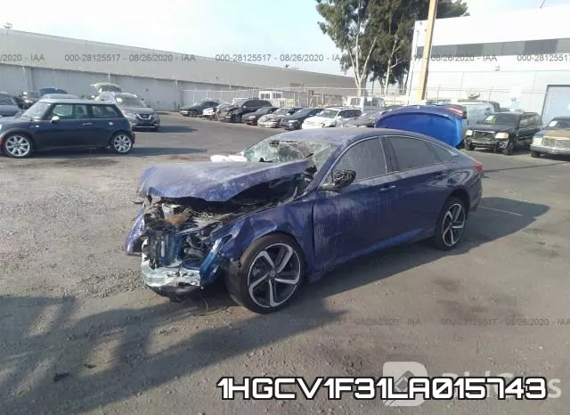 1HGCV1F31LA015743 фото 3