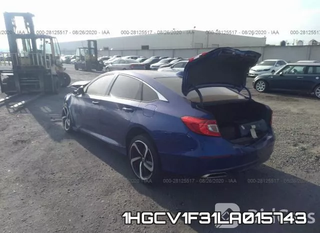 1HGCV1F31LA015743 фото 4