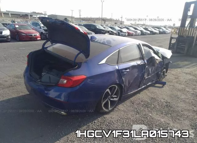 1HGCV1F31LA015743 фото 5