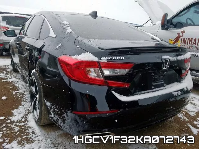 1HGCV1F32KA072743 фото 4