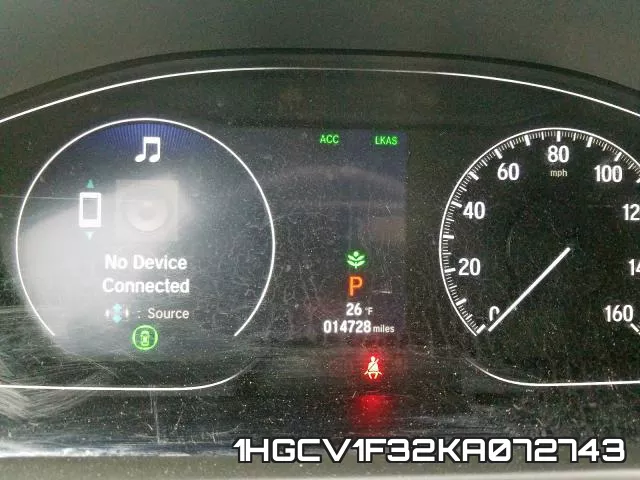 1HGCV1F32KA072743 фото 9