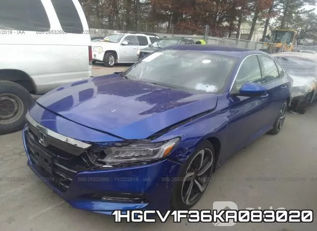 1HGCV1F36KA083020 фото 3
