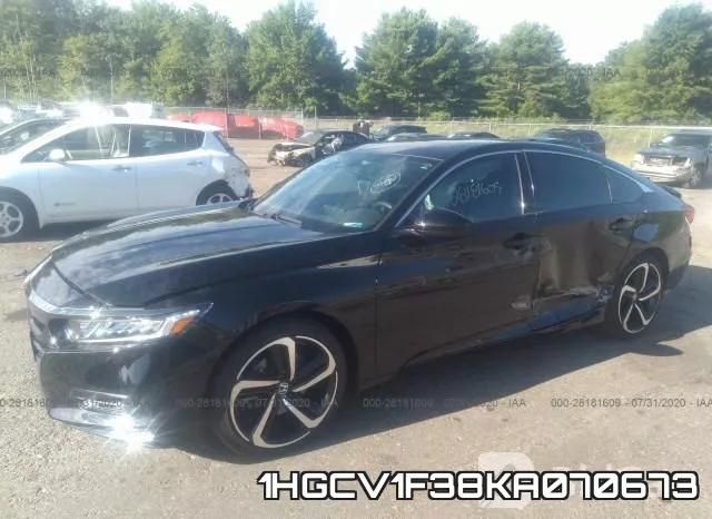 1HGCV1F38KA070673 фото 3