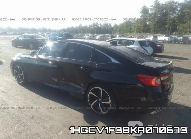 1HGCV1F38KA070673 фото 4