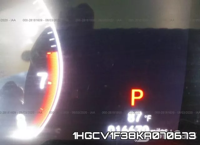 1HGCV1F38KA070673 фото 8