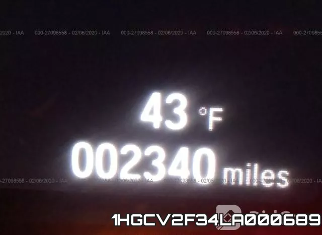 1HGCV2F34LA000689 фото 8