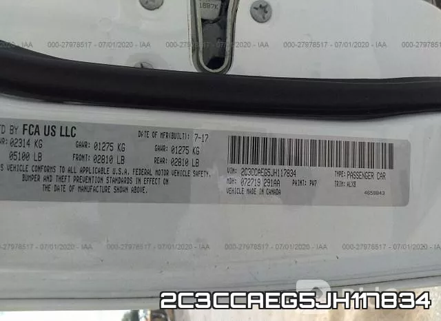 2C3CCAEG5JH117834 фото 10
